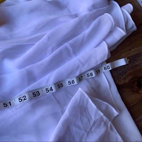 White Lace Long Gown size S - Picture 2 of 5